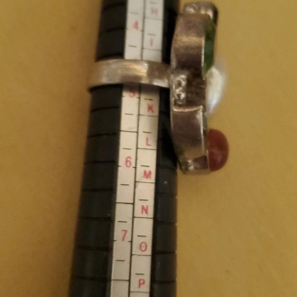 Sterling Gemstone  ring 5‎ - Picture 3 of 6